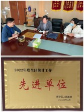 喜報|興建咨詢榮獲新華區(qū)統(tǒng)計工作先進單位榮譽稱號